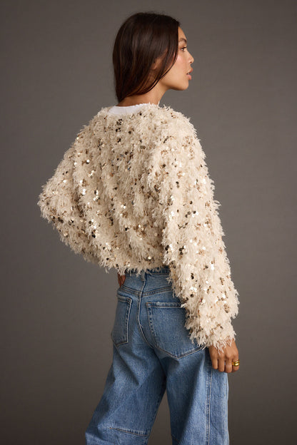 Fallon Sequin Long Sleeve Top