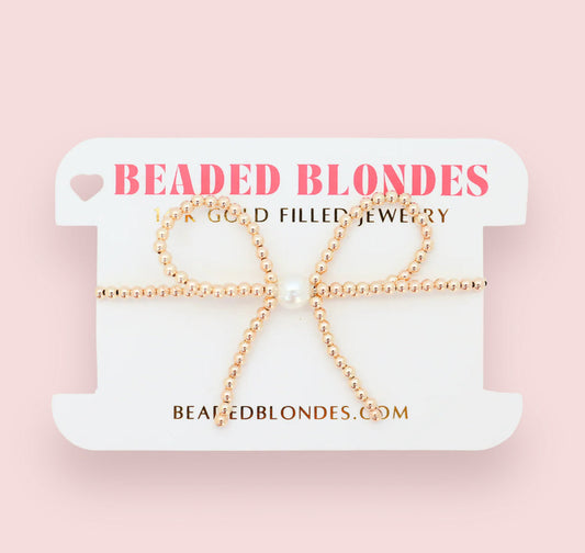 Gold Bow Bracelet