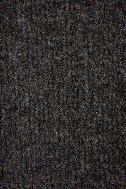 Glacier Charcoal V Neck Sweater