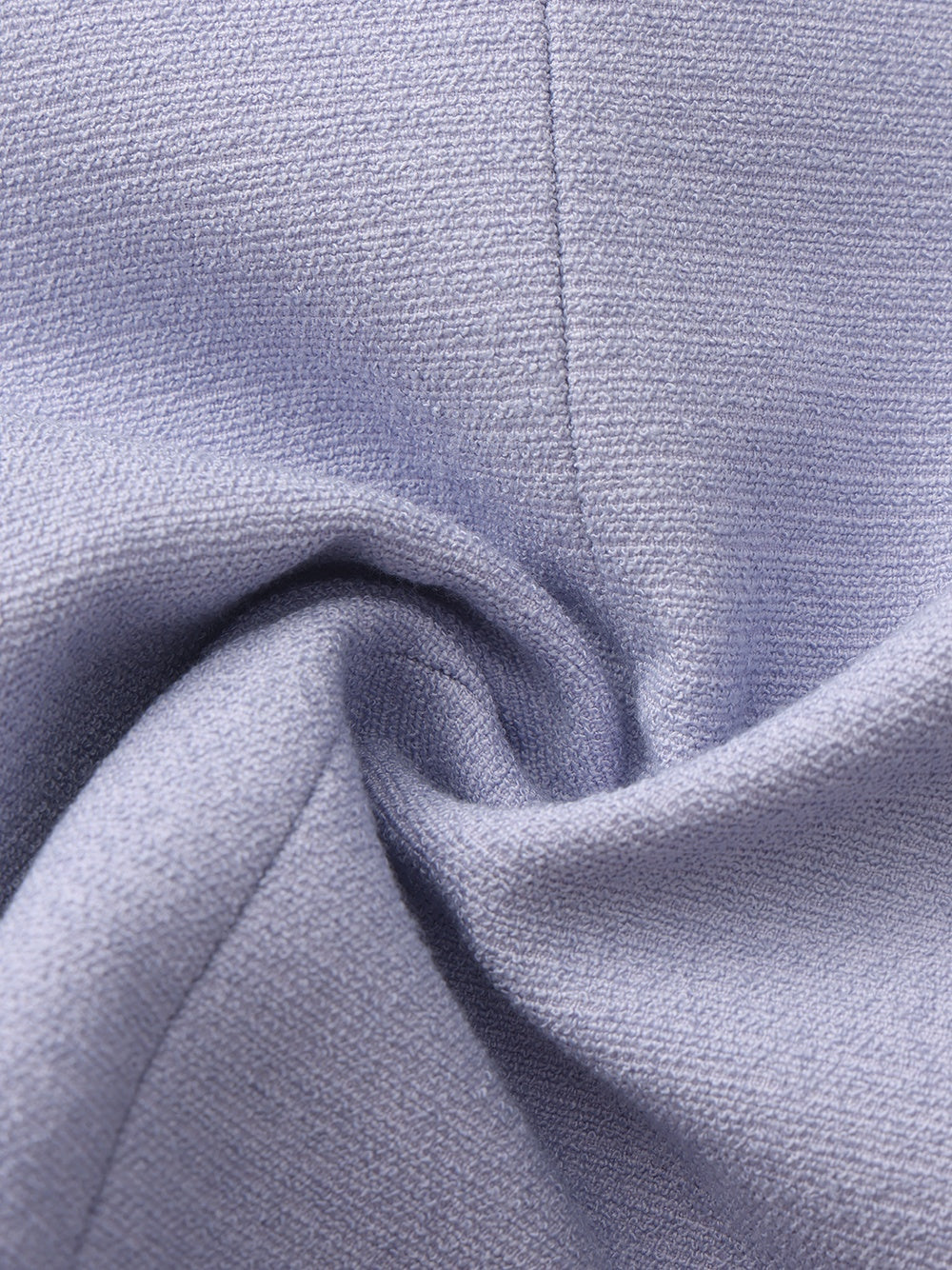 Natalia Tailored Hidden-Placket Purple Blazer