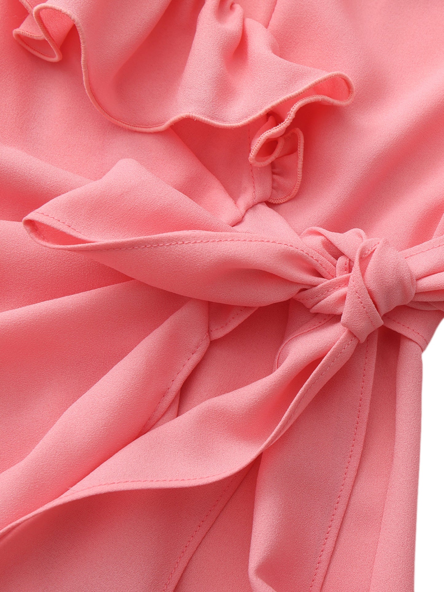 Charlotte Ruffle Pink Dress