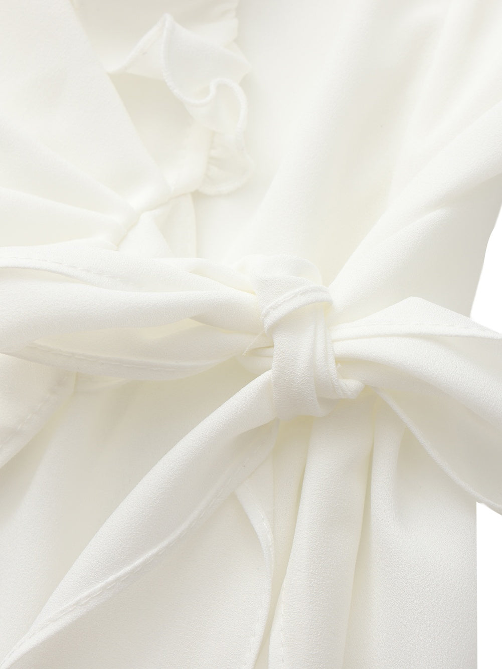Charlotte Ruffle White Dress
