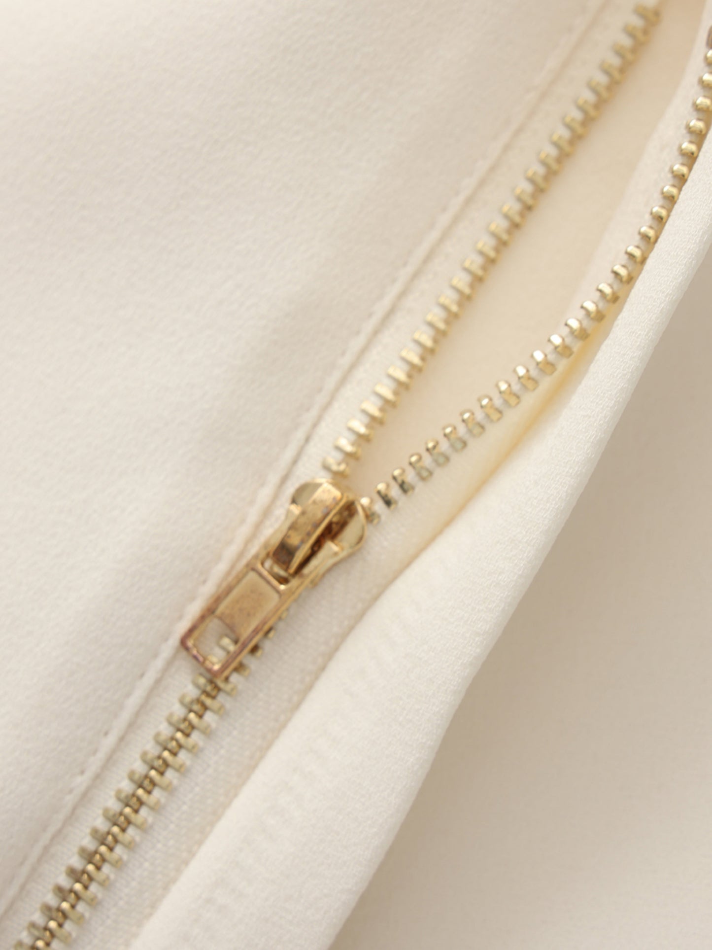 Ella Ruffle Halter Champagne Top