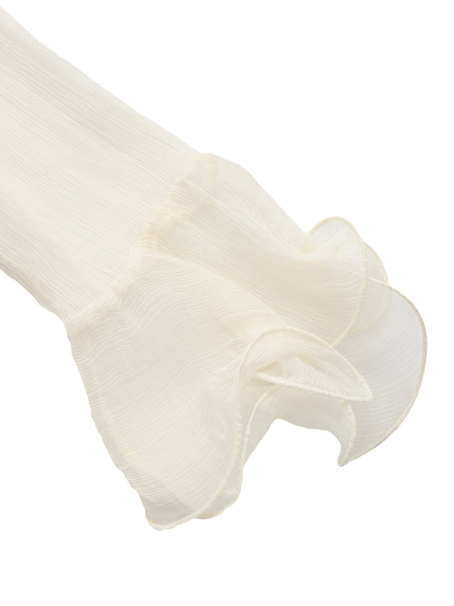Monroe Ruffle Champagne Blouse