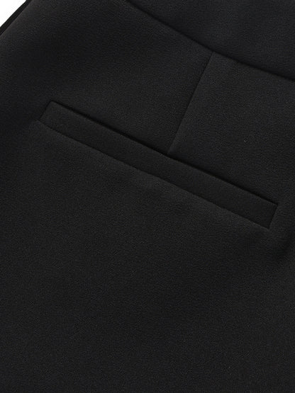 Avalon Straight Black Shorts