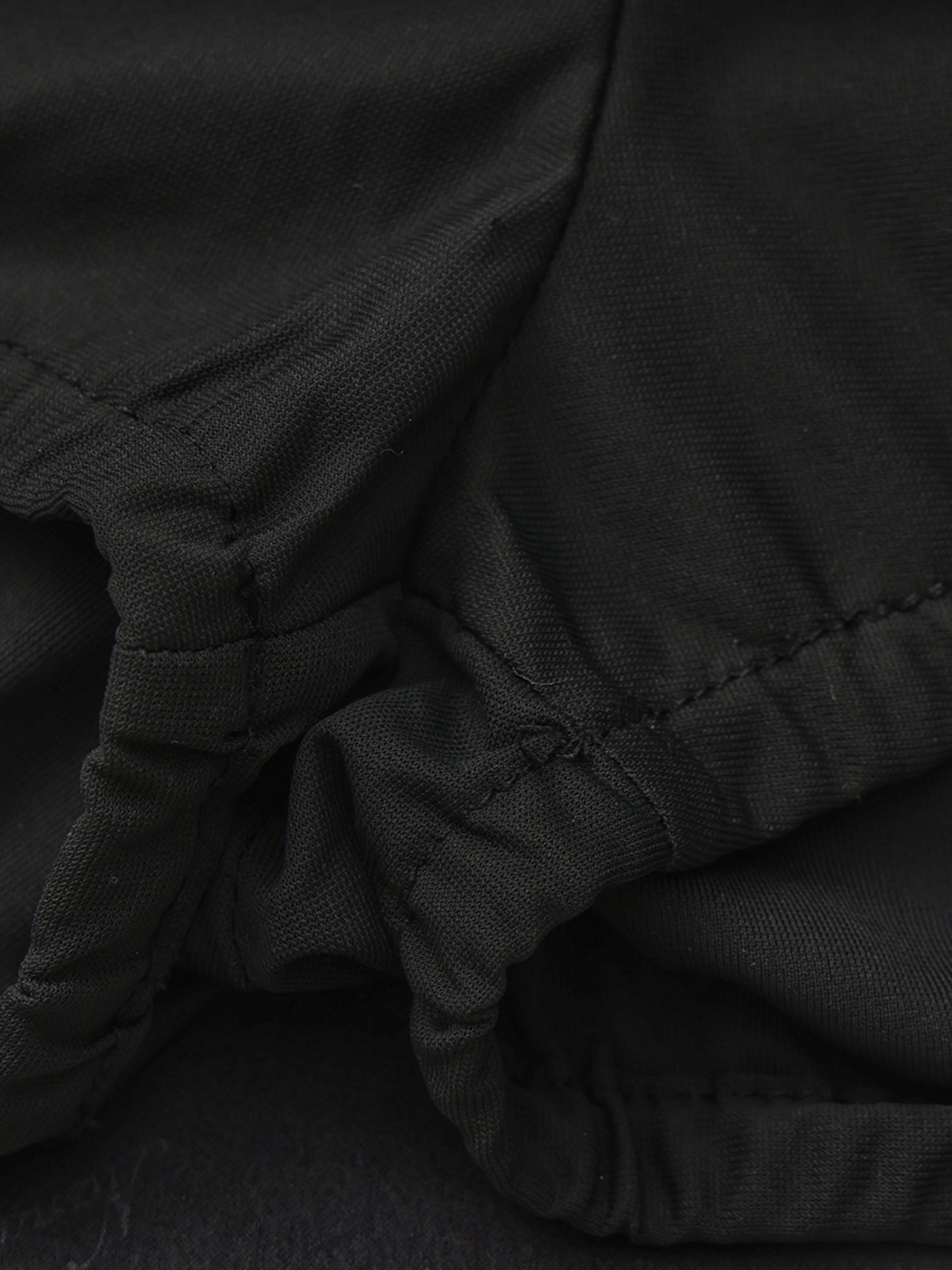 Ayla Satin Black Mini Skirt