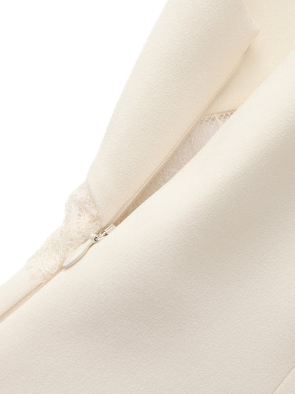 Eliza Cut Out Champagne Mini Dress