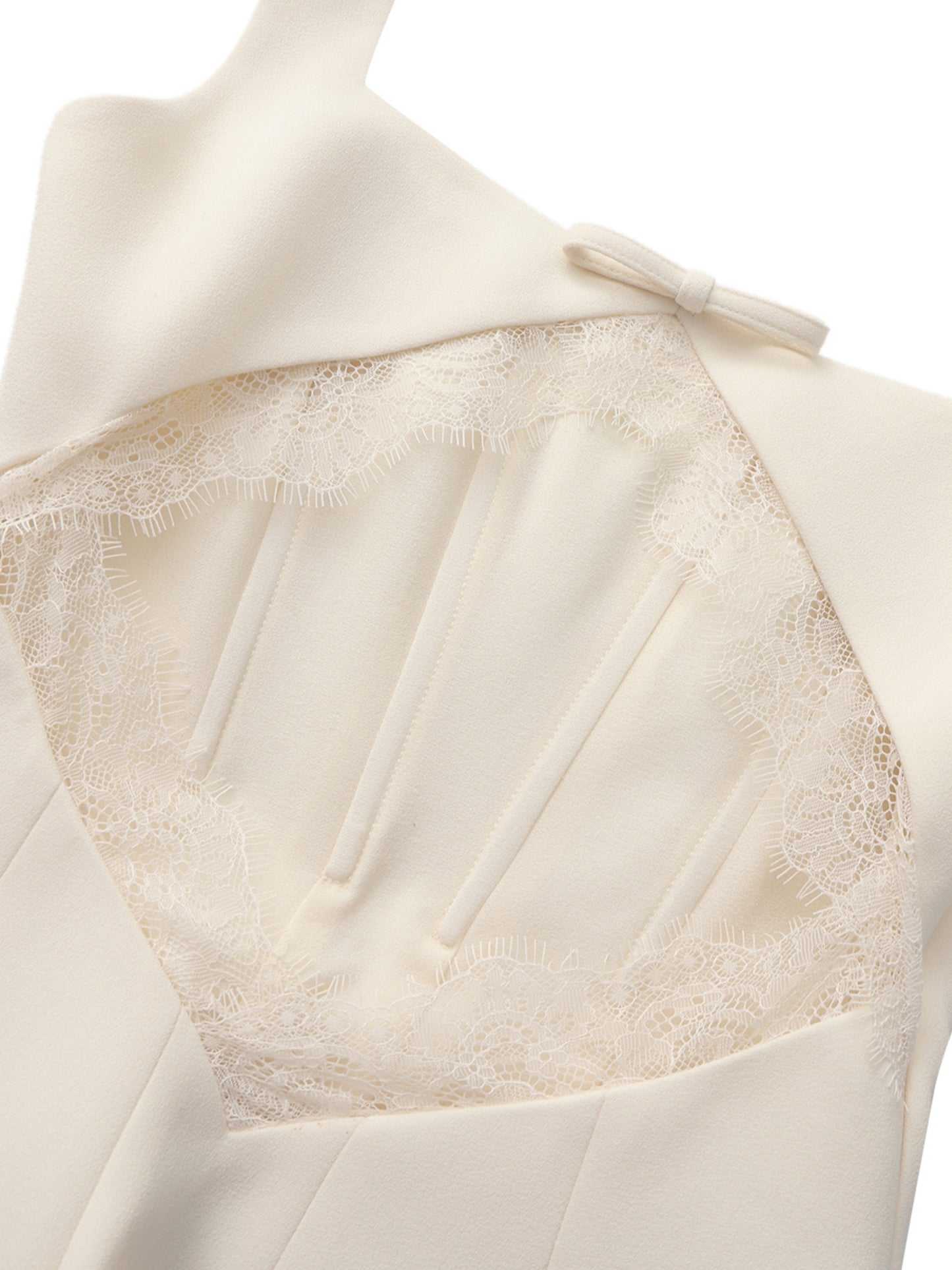 Eliza Cut Out Champagne Mini Dress