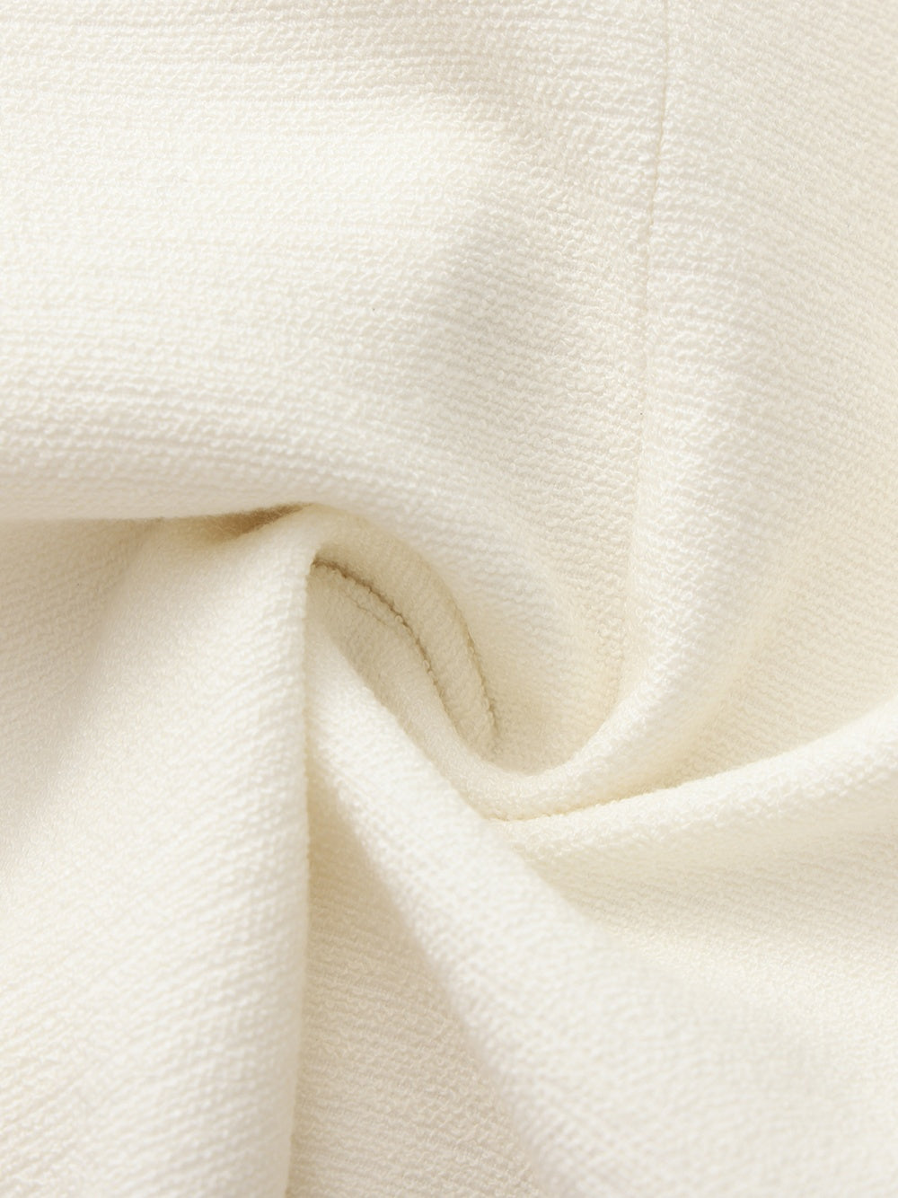 Natalia Tailored Hidden-Placket White Blazer