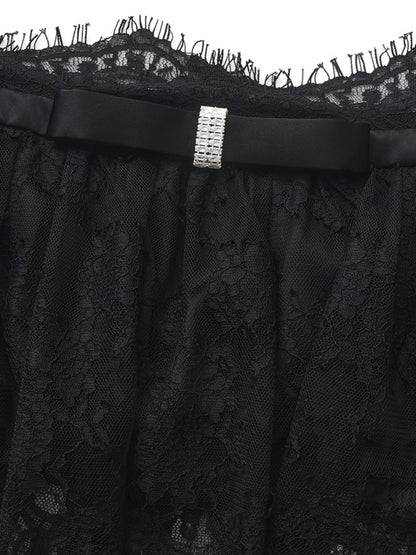 Alexandra Lace Black Top