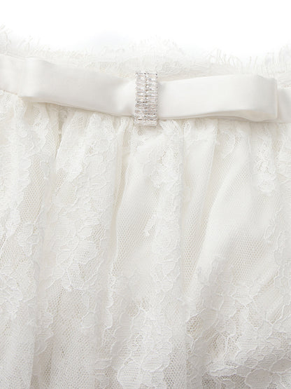 Alexandra Lace White Top