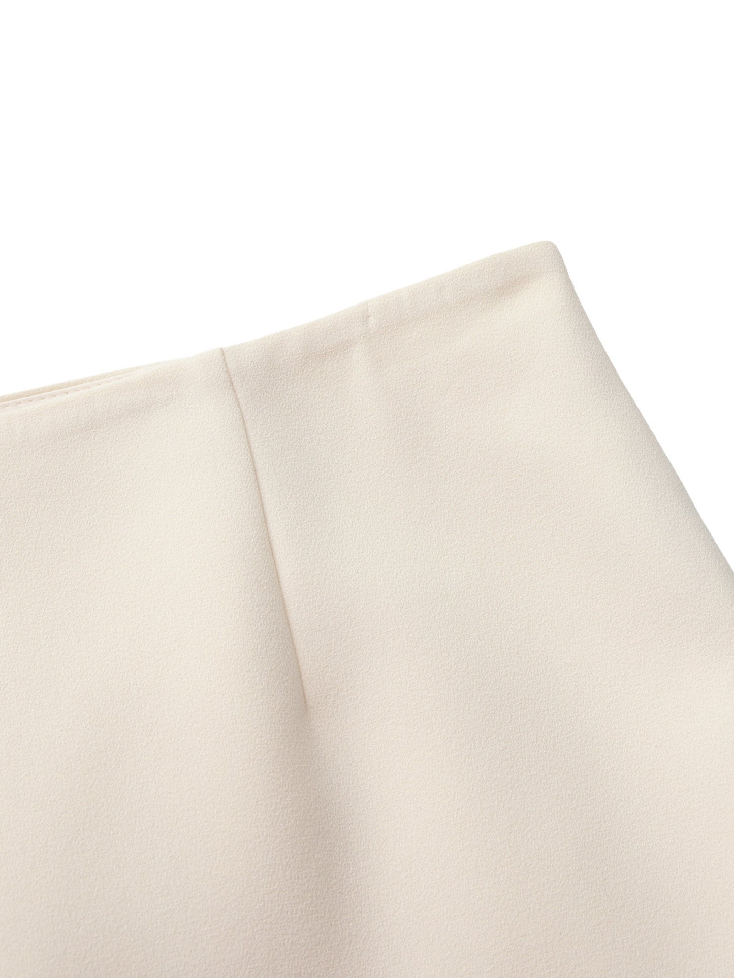 Alina Straight Champagne Mini Skirt