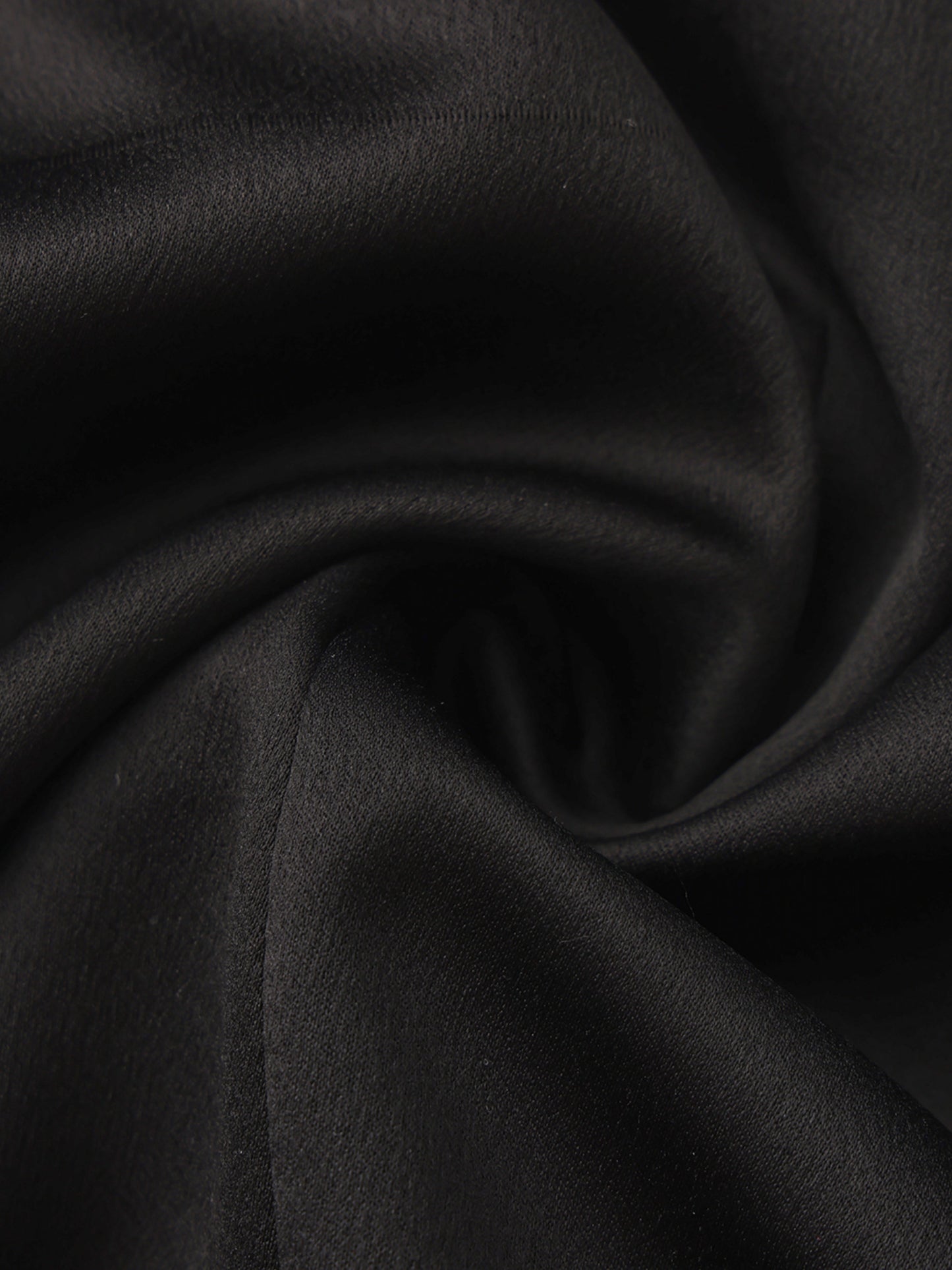 Brielle Twist-Front Black Dress