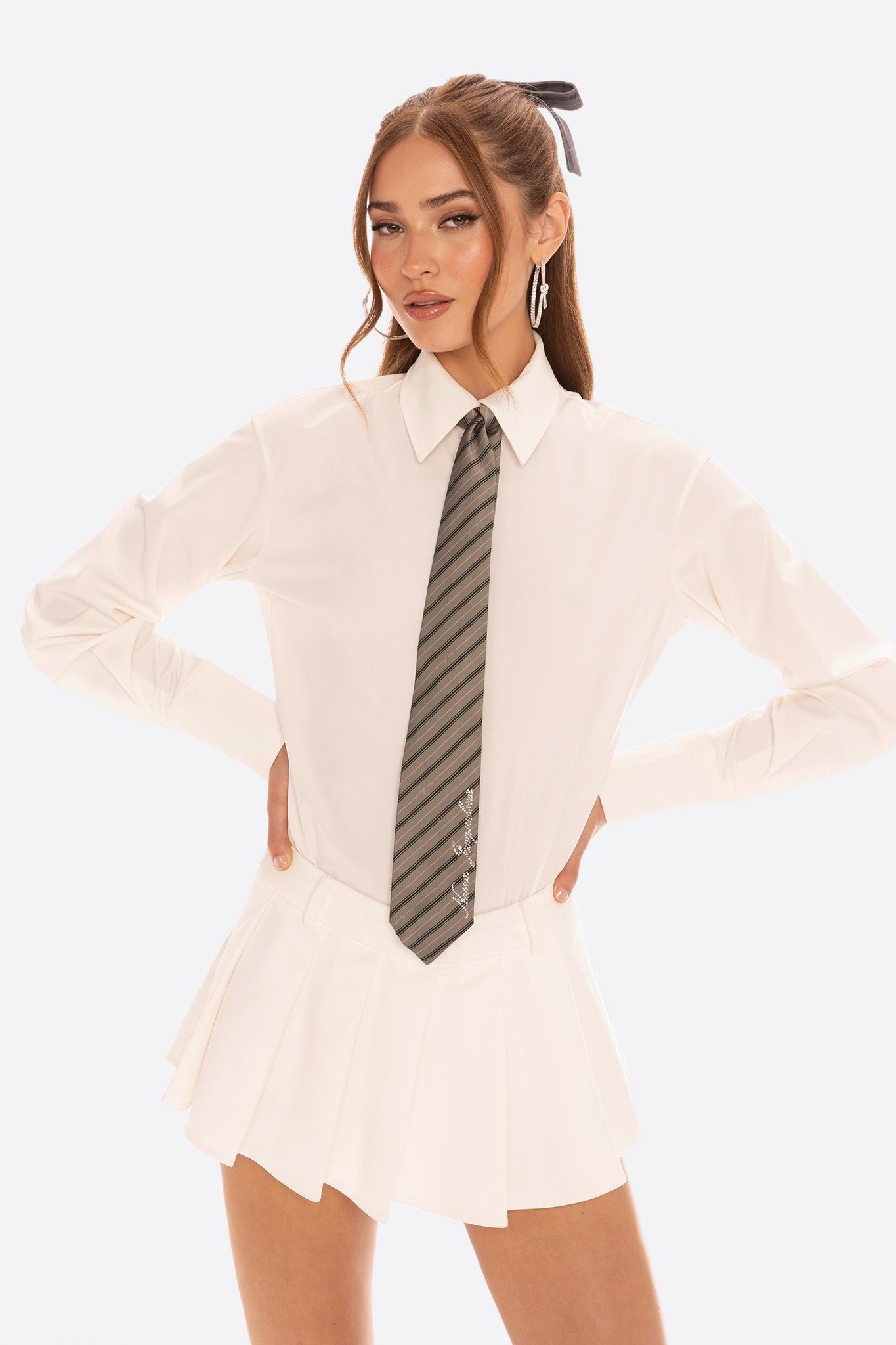 Amber Tie (Gray)