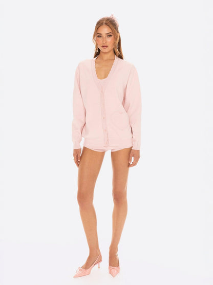 Carrie Cardigan (Pink)