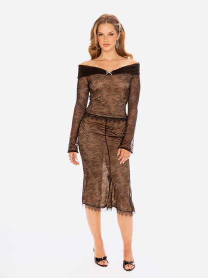 Evelina Top (Black) (Final Sale)