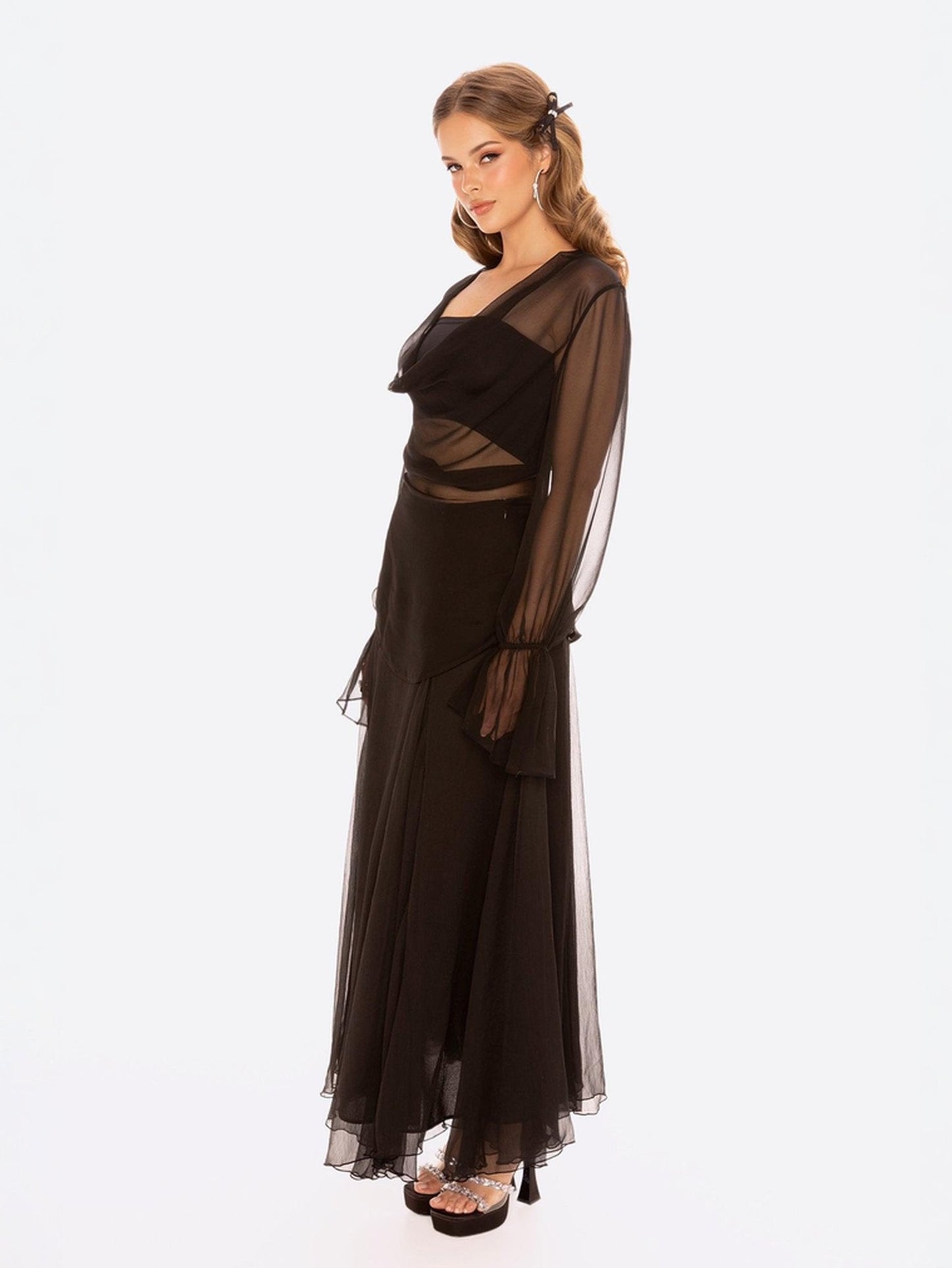 Nora Top (Black) (Final Sale)