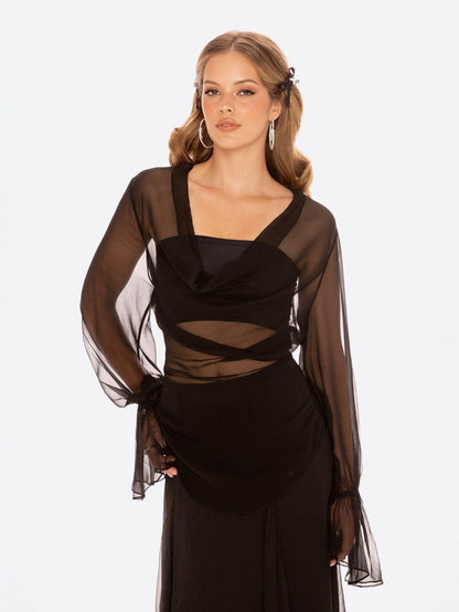 Nora Top (Black) (Final Sale)