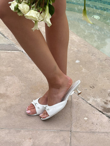 Ella Heart Shoes (White)