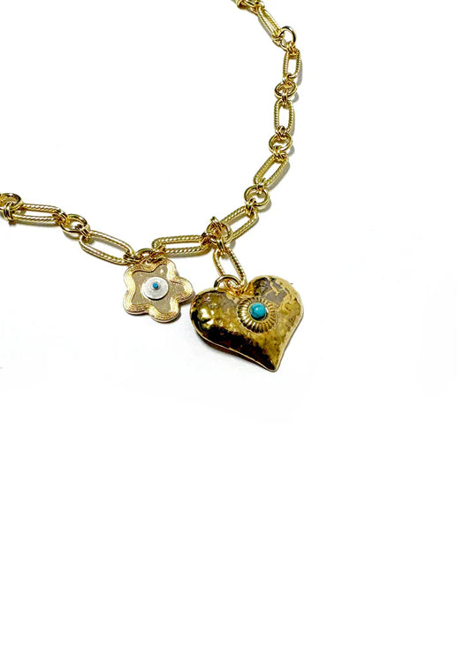 Caspian Charm Pendant Necklace