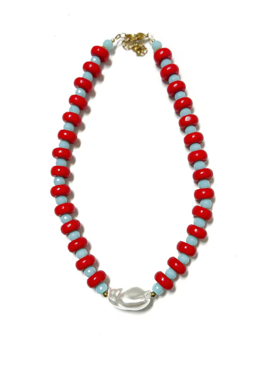 Fred Beaded Statement Necklace