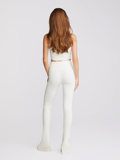 Janelle Knit Top (White) (Final Sale)
