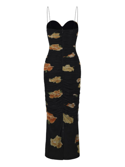 Claudia Ruched Floral Dress
