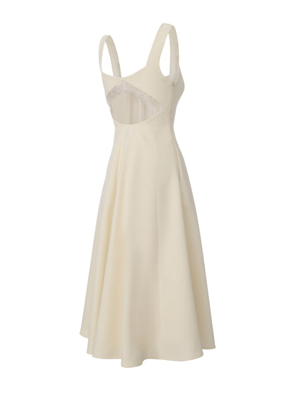 Delilah Cut Out Champagne Dress