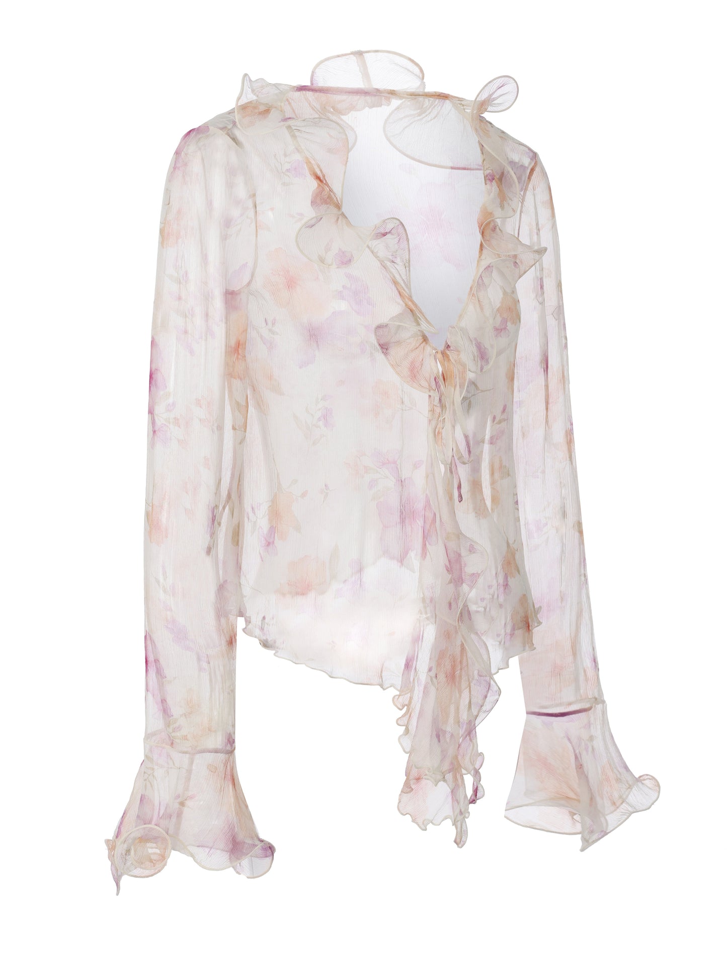 Monroe Ruffle Floral Blouse