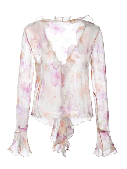 Monroe Ruffle Floral Blouse