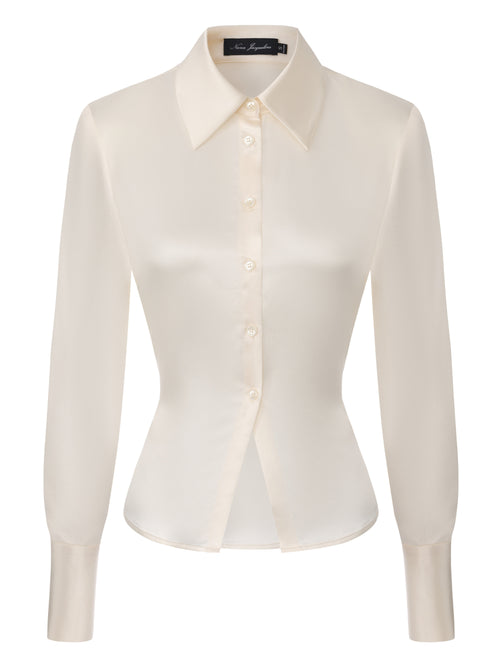 Eva Tie-Back Champagne Shirt