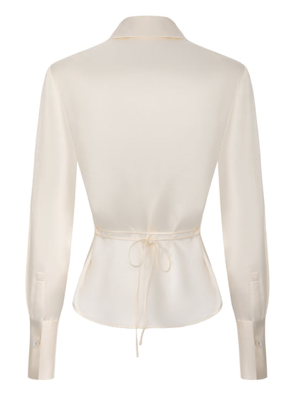 Eva Tie-Back Champagne Shirt