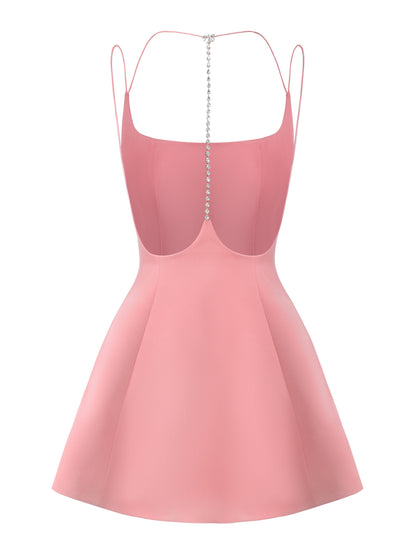 Giana Open-Back Pink Dress