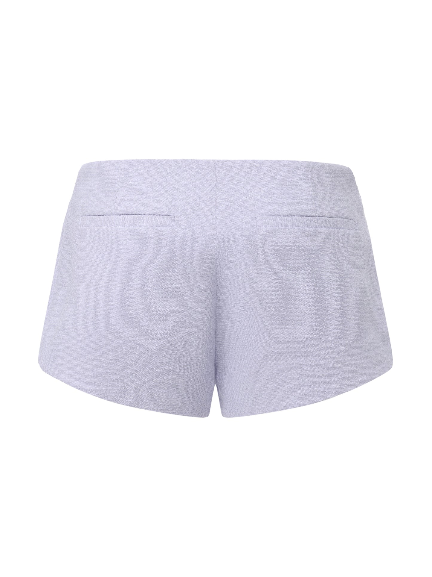 Camille Tailored Purple Mid-Rise Shorts