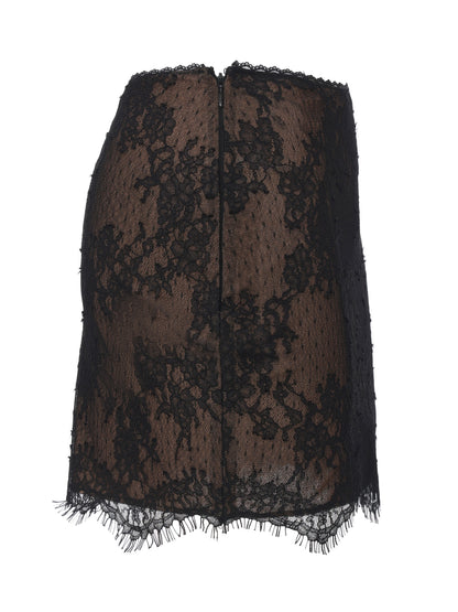 Alexandra Lace Black Skirt