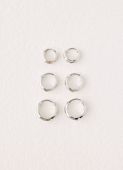 Mischief Hour Earrings - Silver