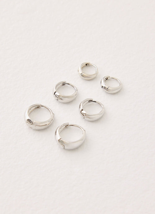 Mischief Hour Earrings - Silver