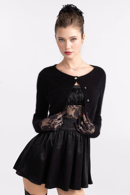 Mirabelle Knitted Cardigan (Black)