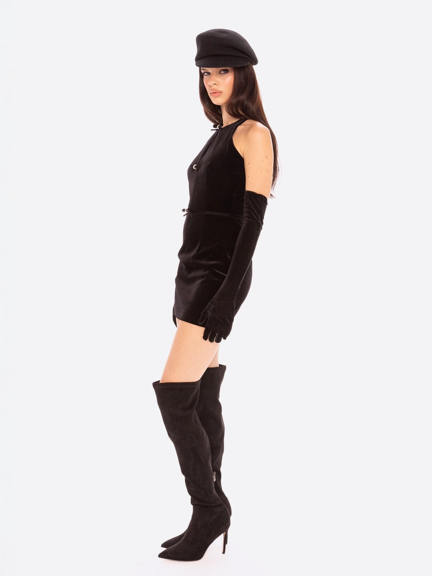 Estelle Velvet Mini Dress