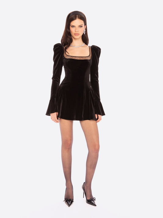 Leonora Velvet Mini Dress