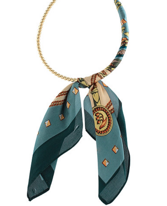 CCB Ball Scarf Necklace