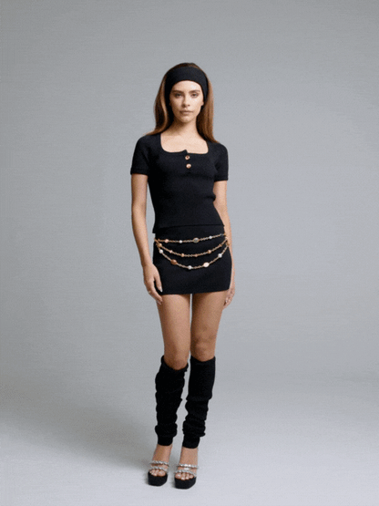 Gemma Top (Black) (Final Sale)