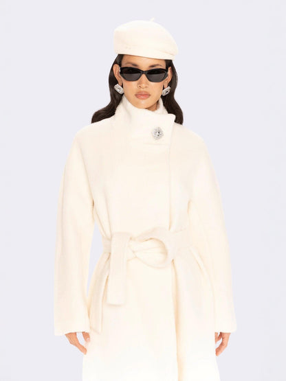 Audrey Long Coat (Off-white)