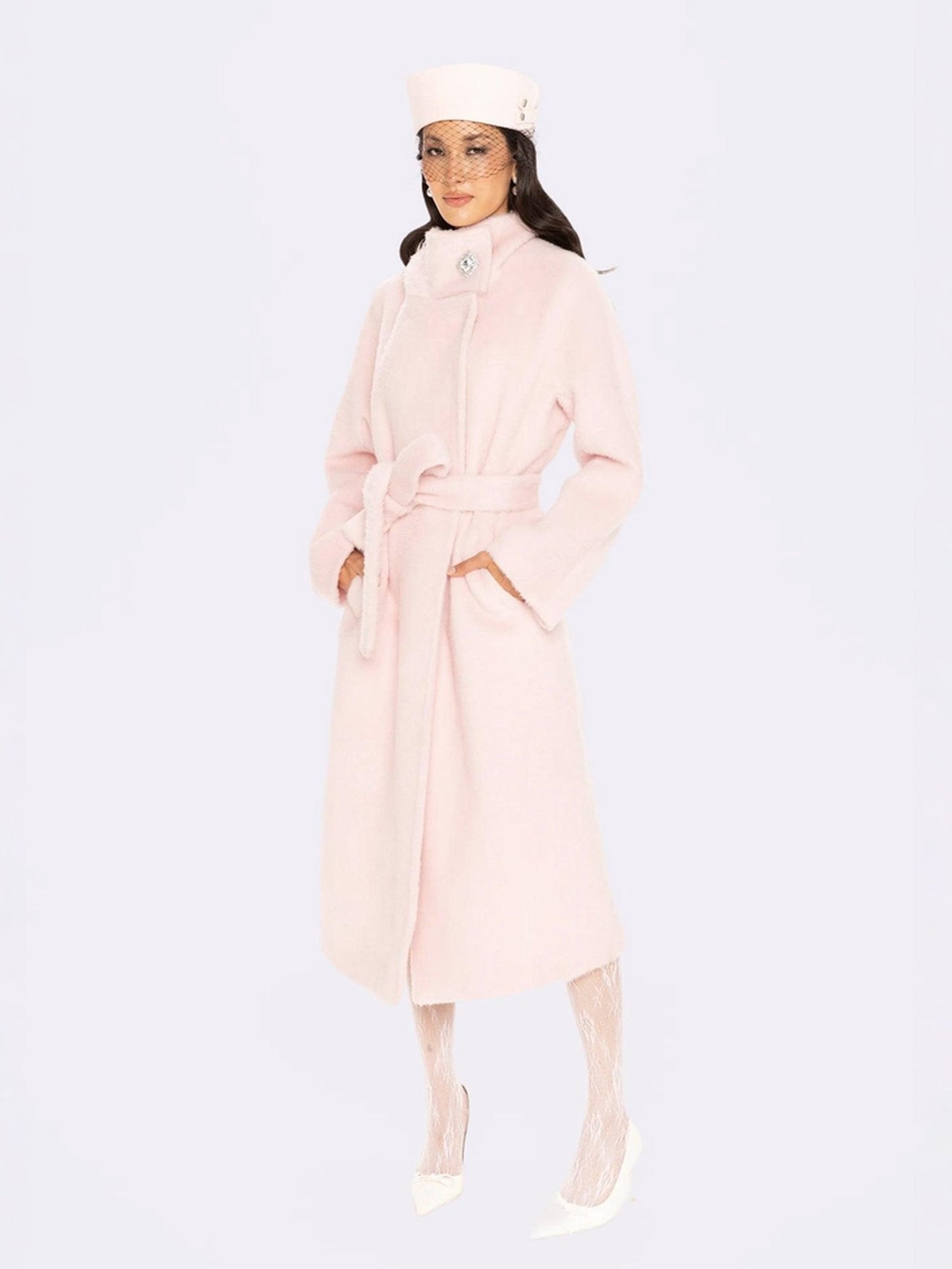 Audrey Long Coat (Pink)