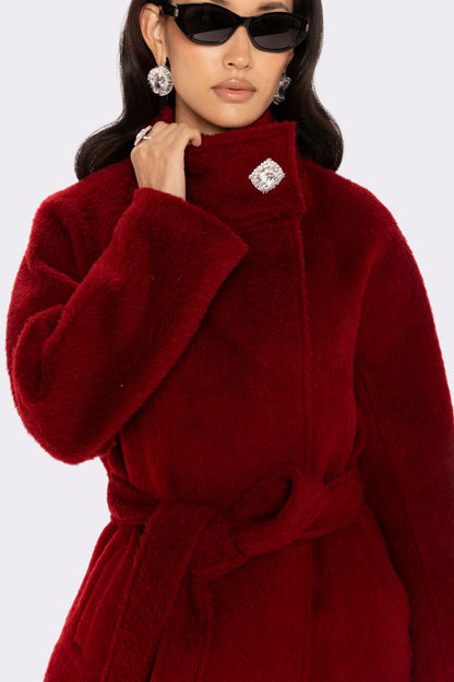 Audrey Long Coat (Red)