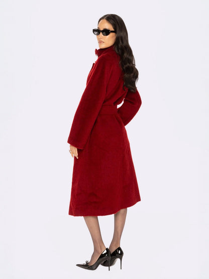 Audrey Long Coat (Red)