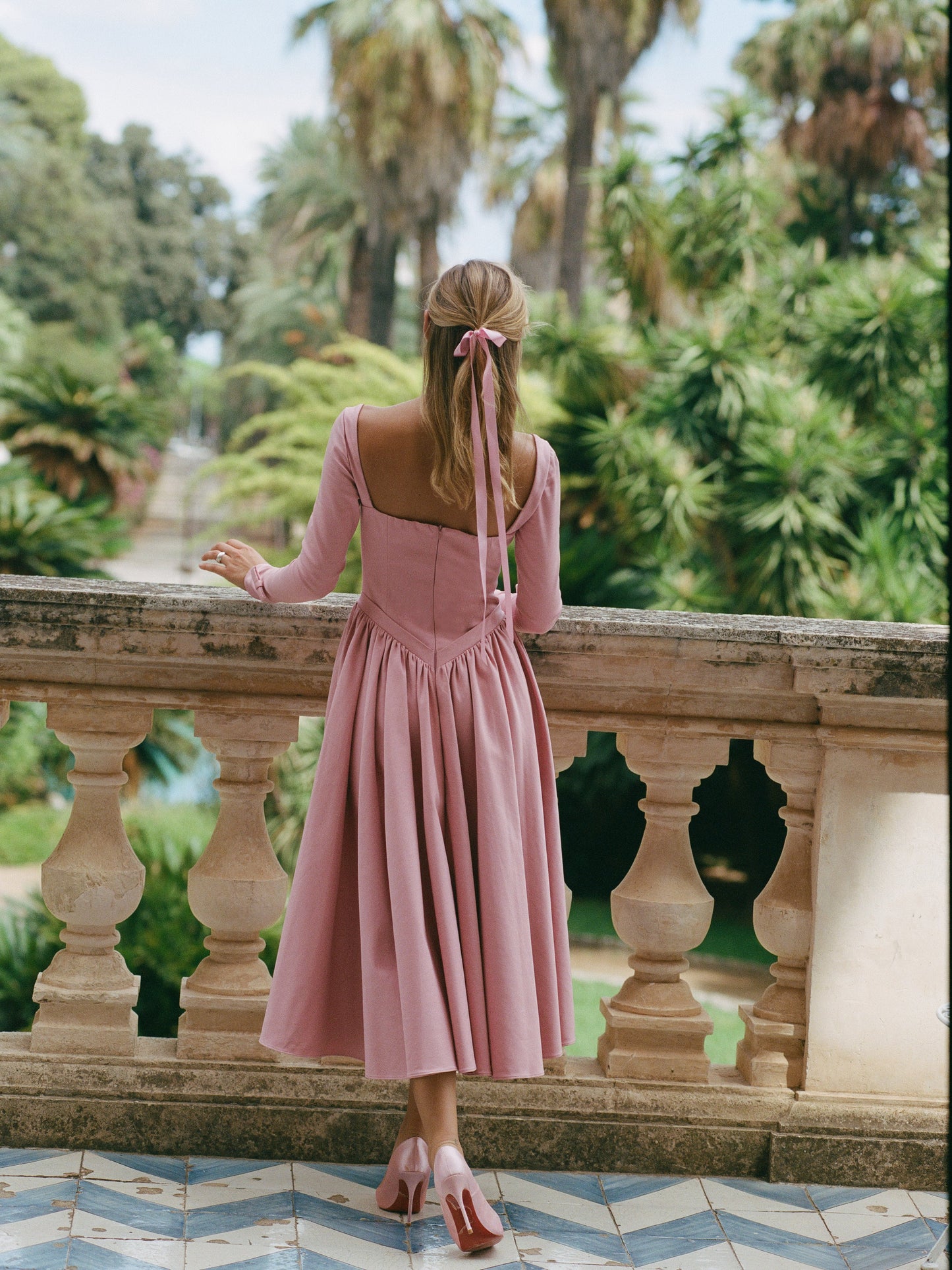 Bernadette Dress (Pink) (Final Sale)