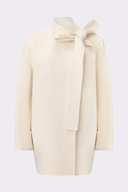 Juliette Cocoon Coat (White)