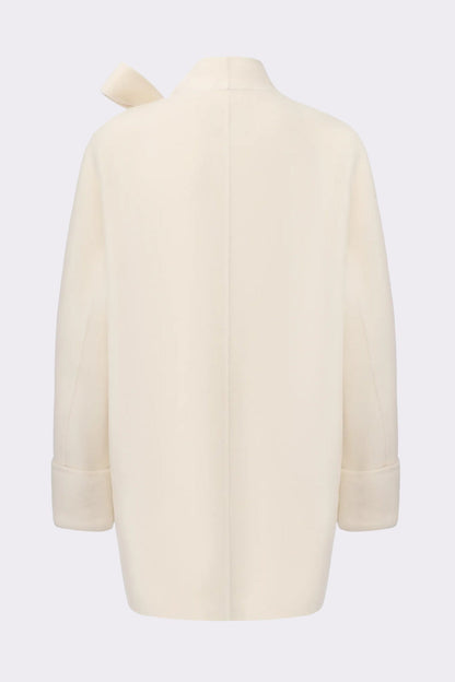 Juliette Cocoon Coat (White)