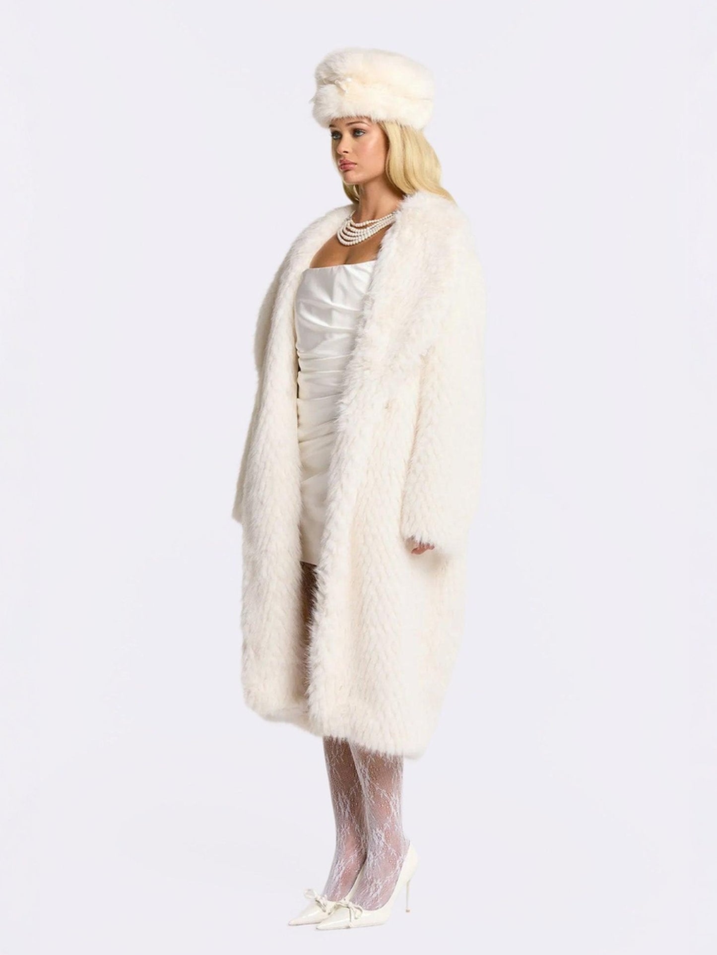 Marisa Fur Coat (White)